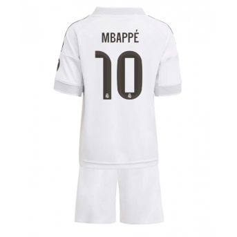 Real Madrid Kylian Mbappe #10 Maglia Gara Casa Repliche 2025-26 Bambino Maniche Corte